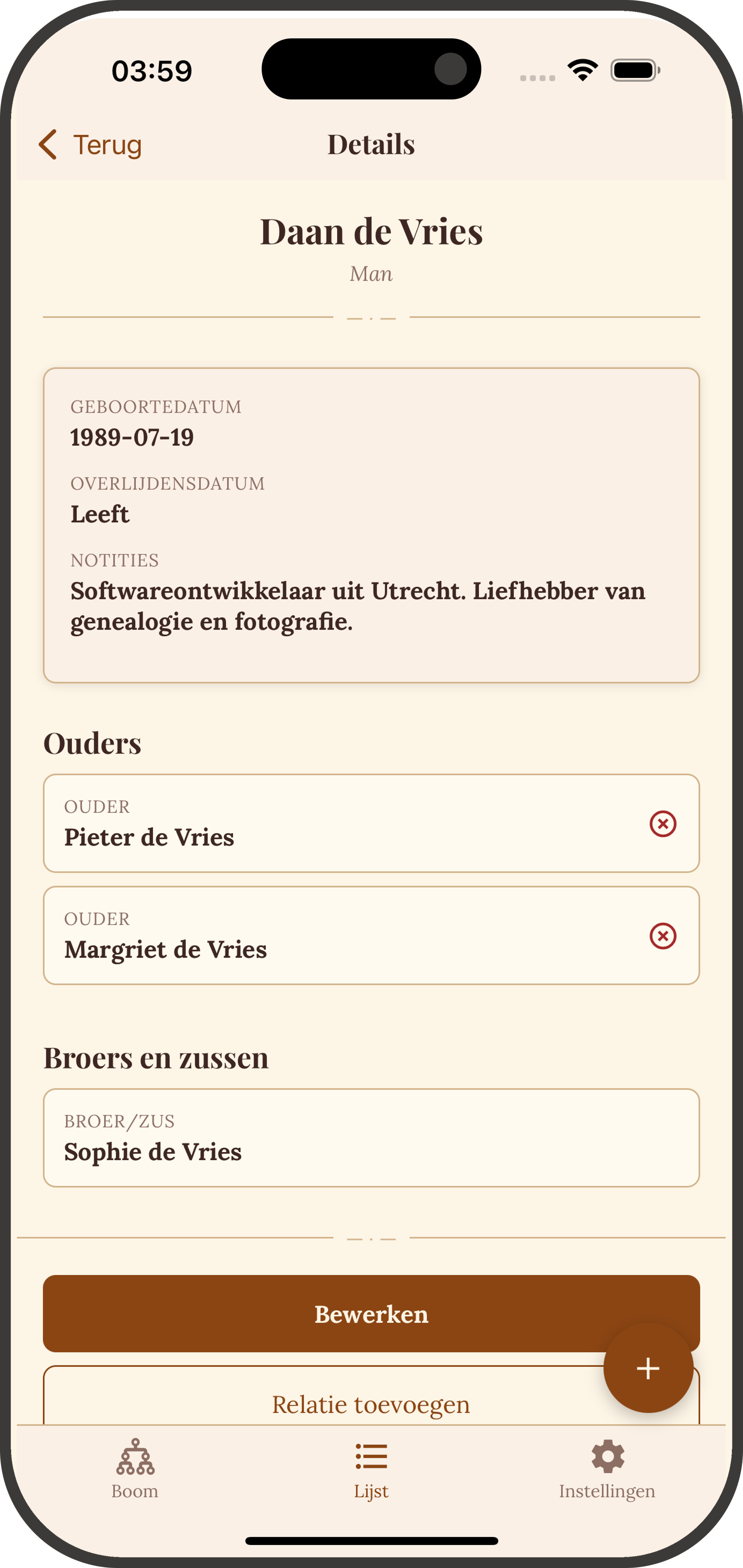 Persoonsdetails