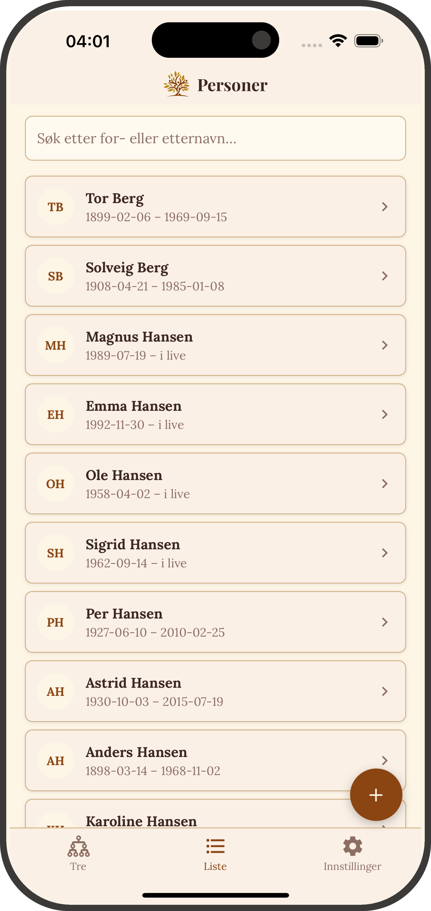 Personliste